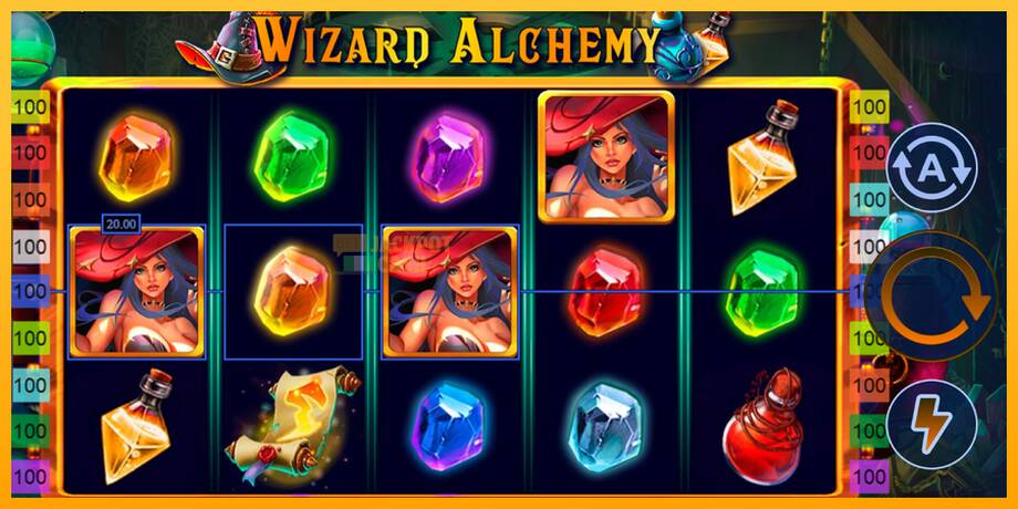 Wizard Alchemy машина за игри за пари, слика 4