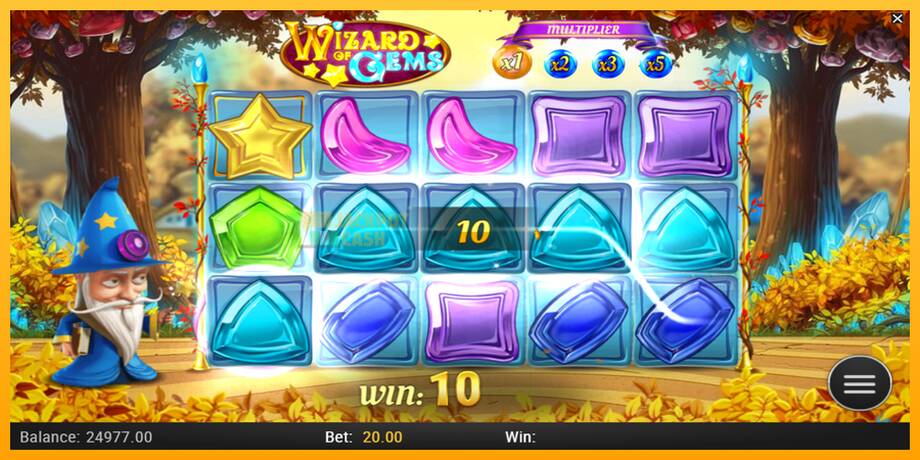 Wizard of Gems машина за игри за пари, слика 4