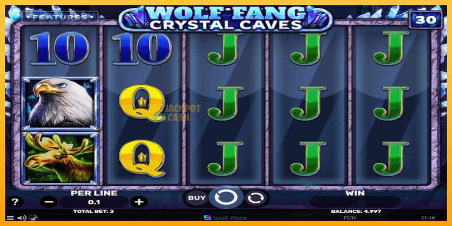 Wolf Fang - Crystal Caves машина за игри за пари, слика 2