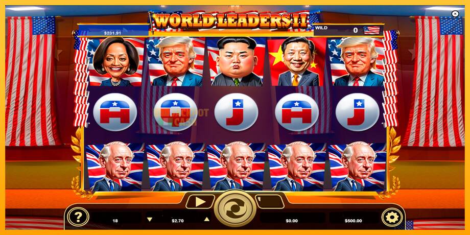 World Leaders II машина за игри за пари, слика 1