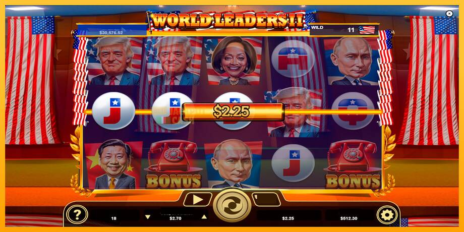 World Leaders II машина за игри за пари, слика 5