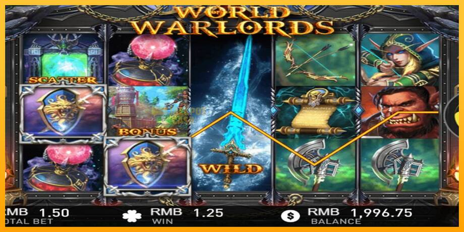 World of Warlords машина за игри за пари, слика 3