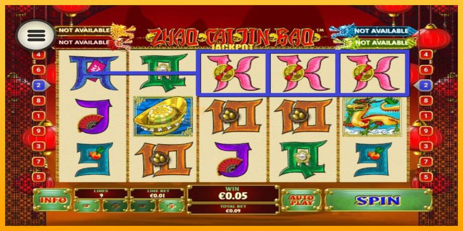 Zhao Cai Jin Bao Jackpot машина за игри за пари, слика 2