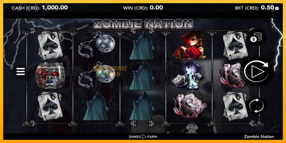 Zombie Nation машина за игри за пари, слика 1